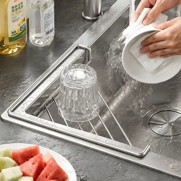 Sakerplus® Stainless Steel Corner Sink Shelf Set 2 Pack