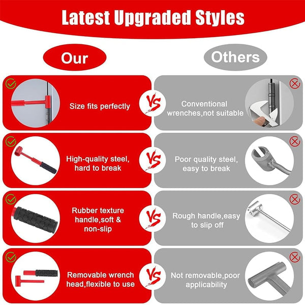 Sakerplus® Multi-head Hinge Adjustment Tool