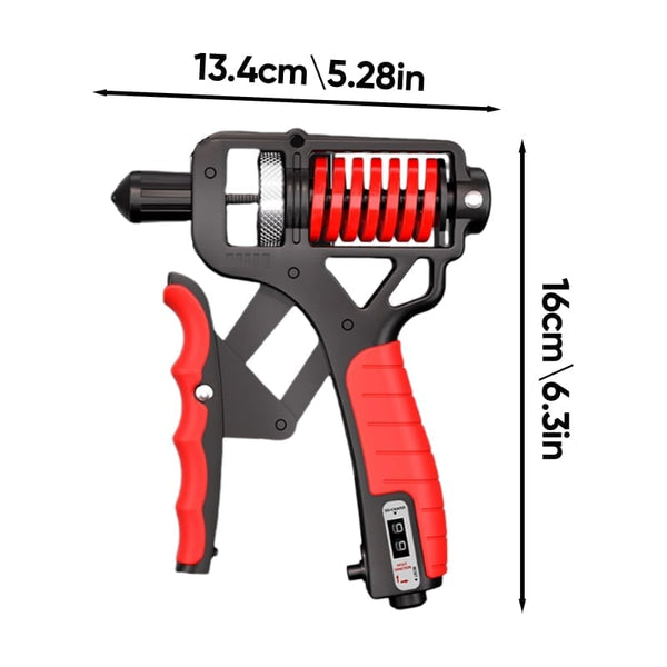 Sakerplus® Adjustable Digital Counter Hand Grip Strengthener
