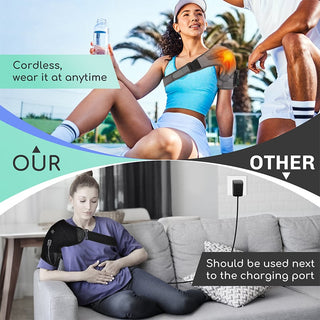 Sakerplus® Wireless Heated Shoulder Massager