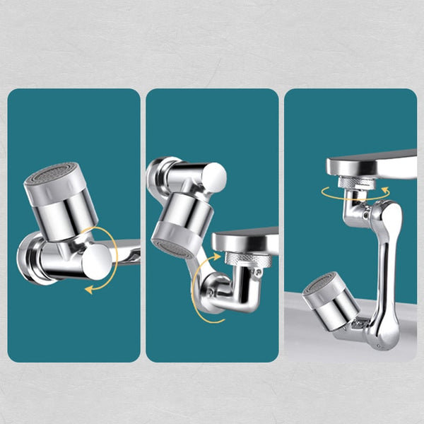 Sakerplus® 1080° Large-Angle Rotating Splash Filter Faucet