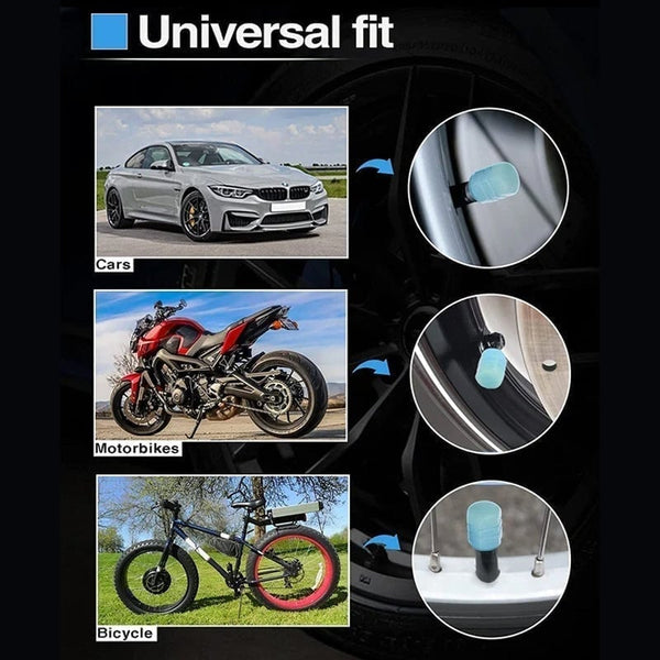 Sakerplus® Universal Fluorescent Tire Valve Caps (4 PCS/Set)