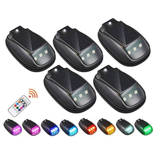 Sakerplus® Solar Car Roof RGB Strobe Light