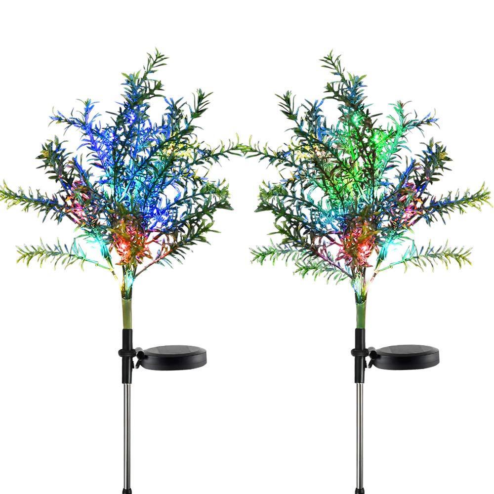 Decor Trees LED Solar Lights, 2PCS