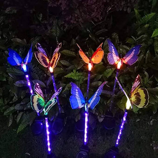 Solar Butterfly Stake Light, 3 Pack