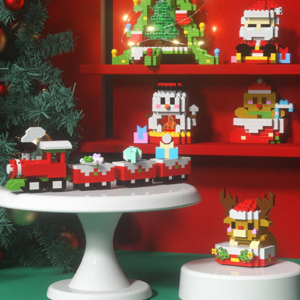 Sakerplus® Mini Christmas Building Blocks Set