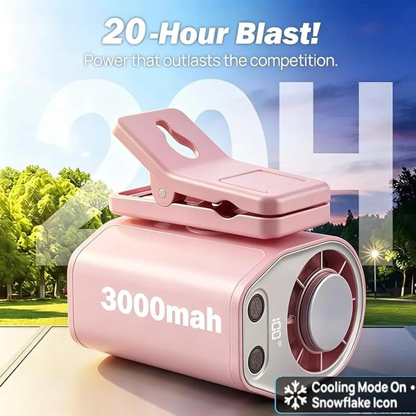 Sakerplus® Portable Clip On Turbo Fan