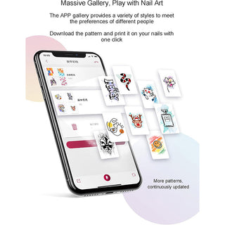 Sakerplus Portable Digital Nail Art Printer Machine