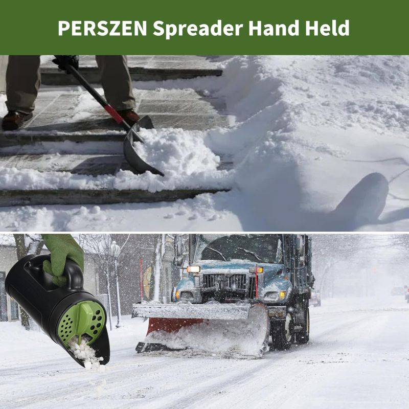 Sakerplus® Hand Held Seed And Salt Spreader