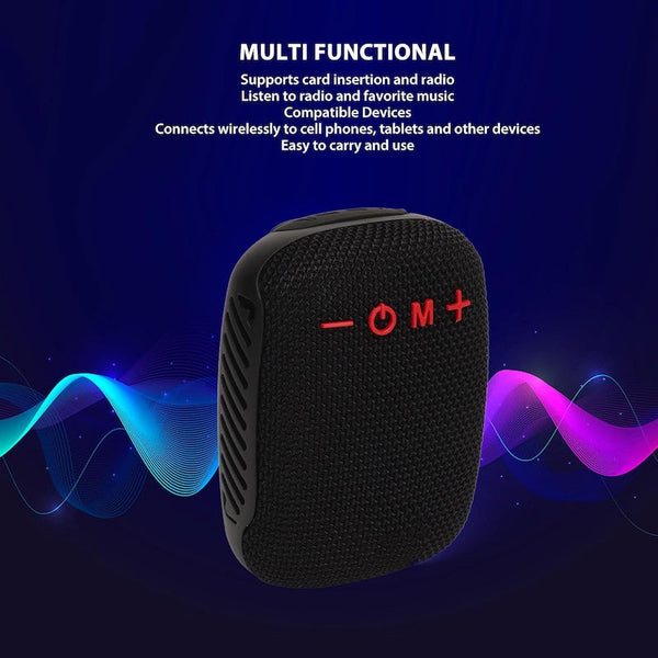 Sakerplus® Portable Bluetooth Outdoor Speaker With Mount