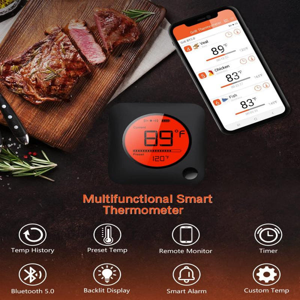Sakerplus® Wireless Bluetooth Meat Thermometer