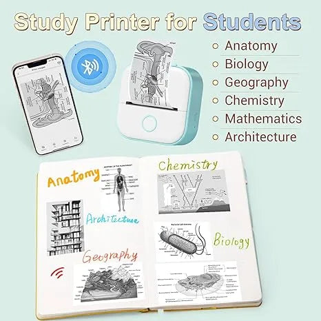 Sakerplus® Portable Mini Thermal Printer For Students