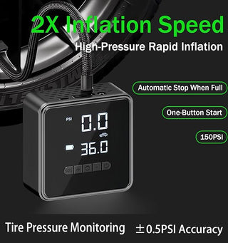 Sakerplus® High Pressure Portable Tire Inflator