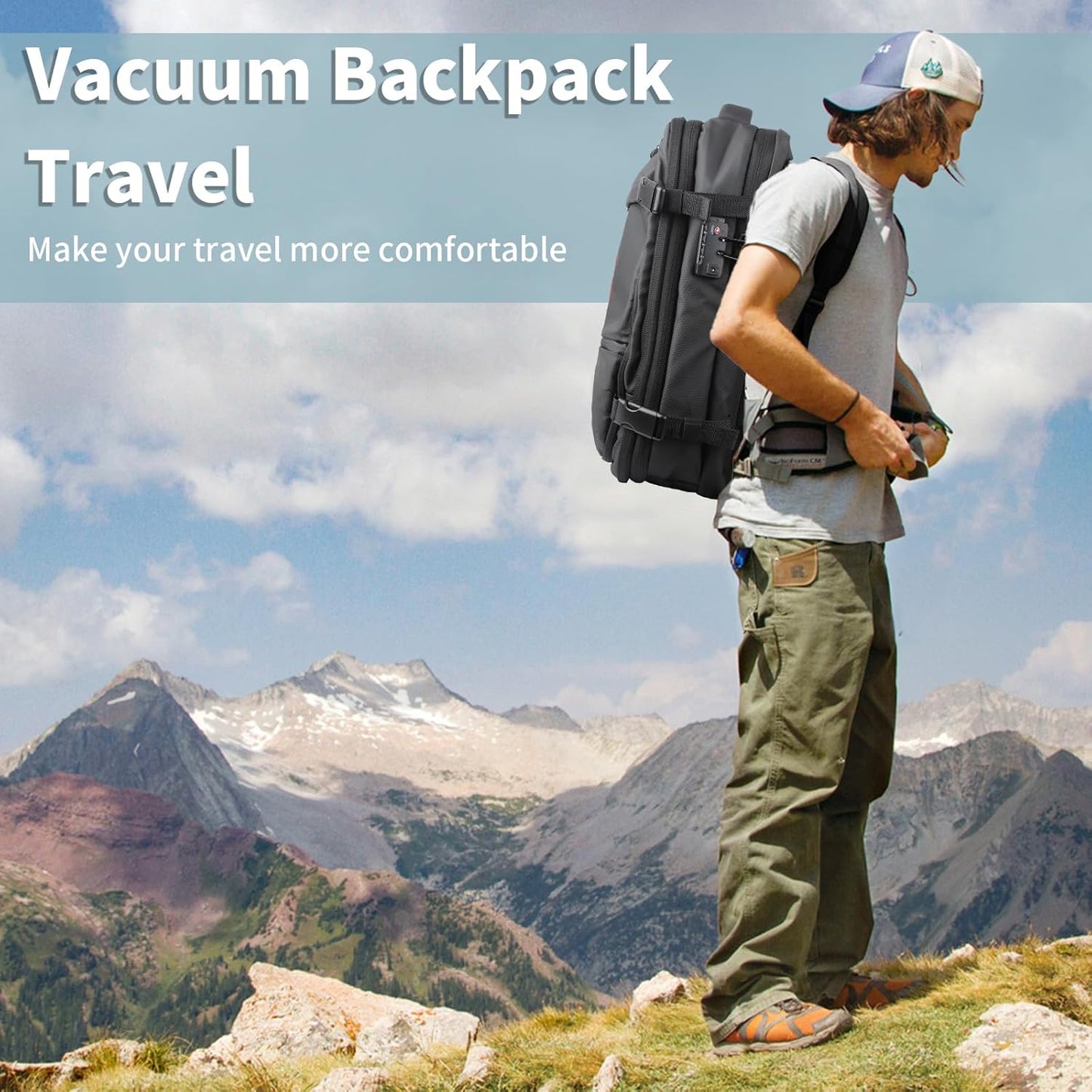 Saker Air Vacuum Backpack with pump