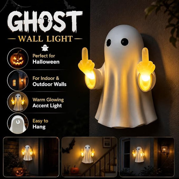 Sakerplus® Cute Ghost Night Light with Middle Finger Gesture