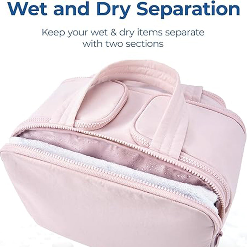 Sakerplus® Lightweight Travel Toiletry Bag Organizer