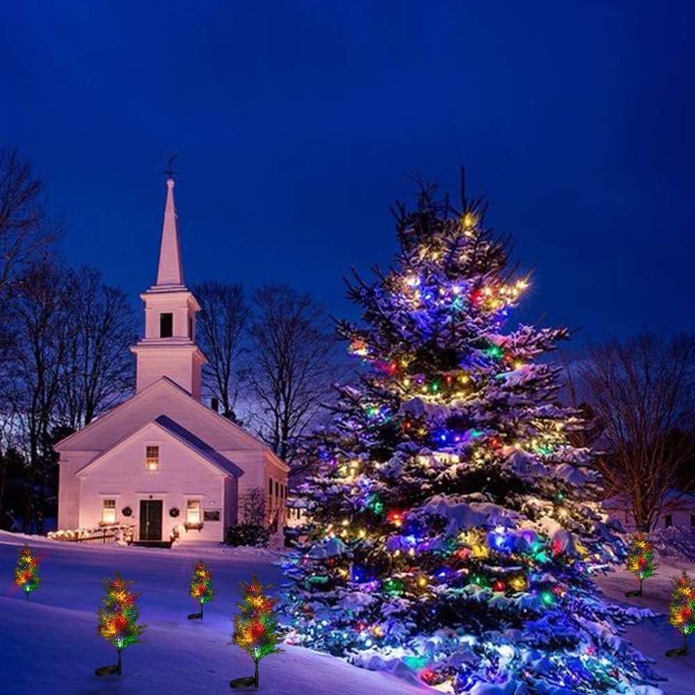 Decor Trees LED Solar Lights, 2PCS