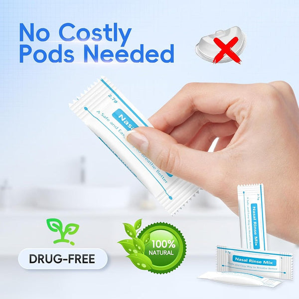 Sakerplus® Electric Nasal Irrigation Sinus Rinse Machine
