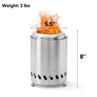 Sakerplus® Portable Smokeless Tabletop Firepit