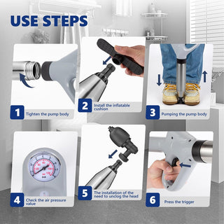 Sakerplus High Pressure Air Toilet Plunger