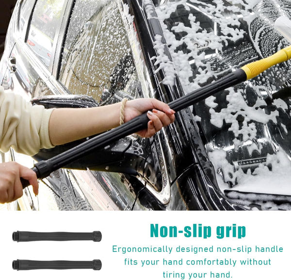 Sakerplus® 360° Spin Auto Cleaning Brush with Long Handle