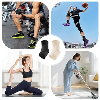 Sakerplus® Adjustable Compression Ankle Support Sleeves