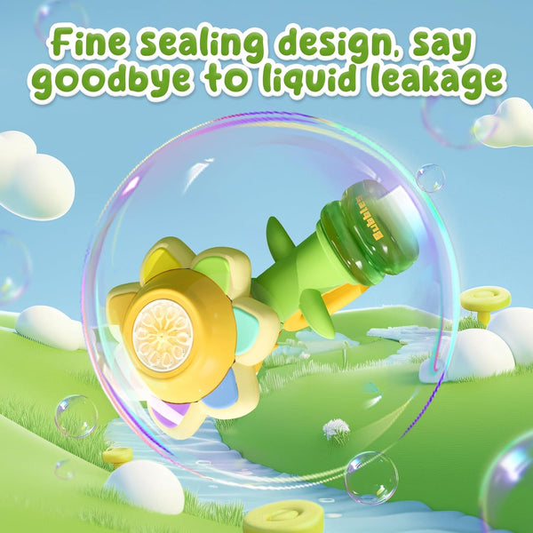 Sakerplus® Seven Color Flower Bubble Machine