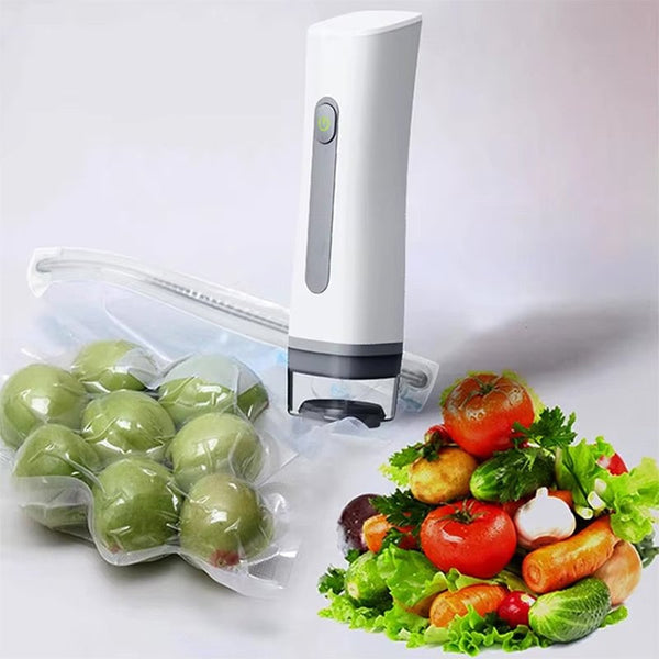 Sakerplus® Handheld Vacuum Sealer with Reusable Bags