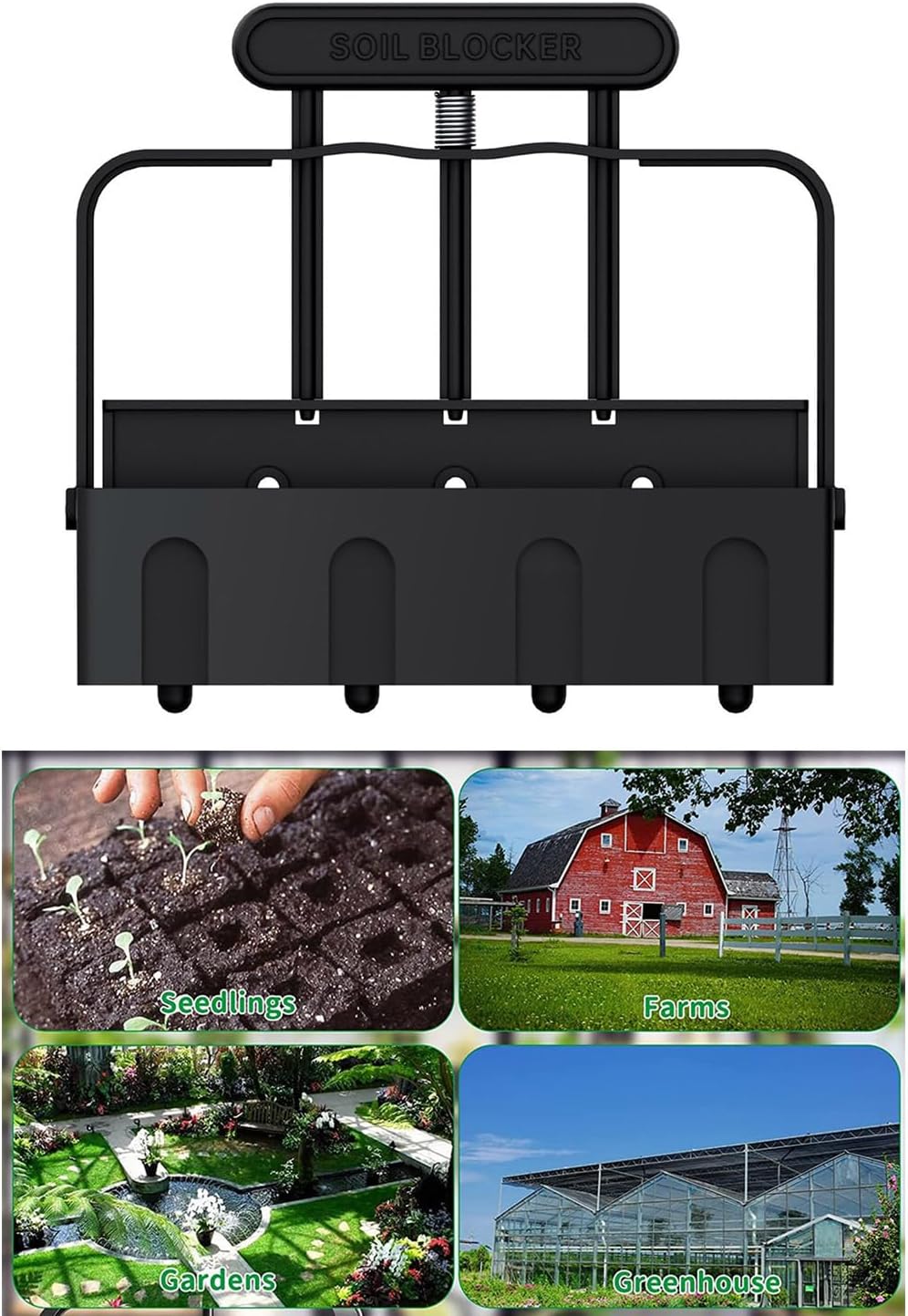 Saker Handheld Soil Blocker Soil Blocking Tool