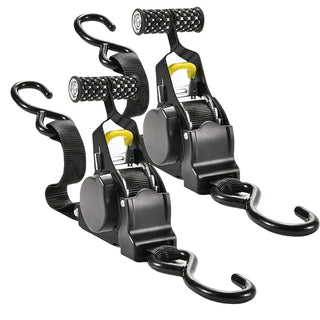 Sakerplus® Automatic Retractable Heavy-Duty Ratchet Strap