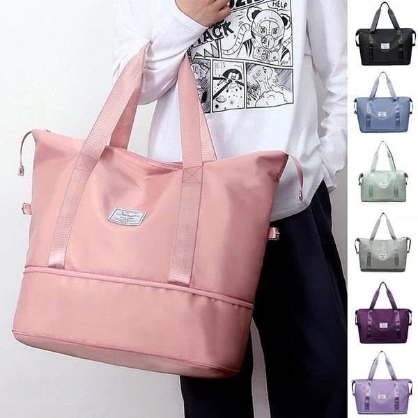 Sakerplus® High-capacity Double-layer Wet Separation Travelling Bag
