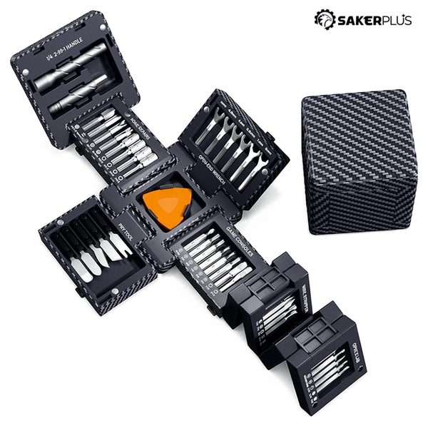 Sakerplus® Carbon Fiber Precision Magnetic Tool Kit