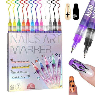 Sakerplus® Nail Art Pens Drawing Set