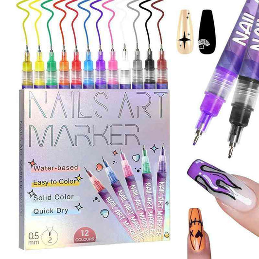 Sakerplus® Nail Art Pens Drawing Set