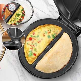 Sakerplus® Dual-Zone Electric Omelette Maker