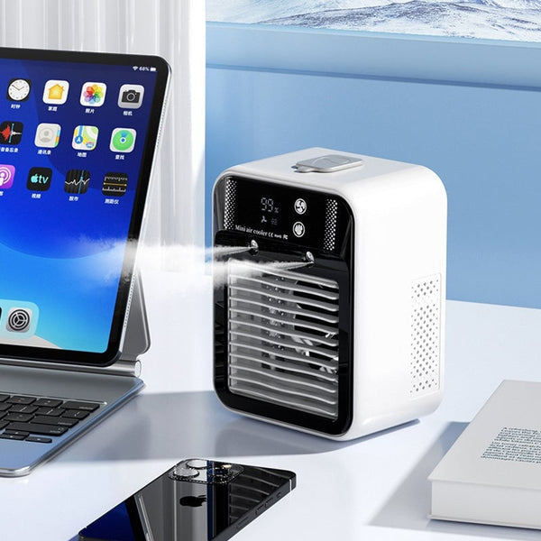 Sakerplus® Portable 3-In-1 Cooling Fan with 2-Speed Mist