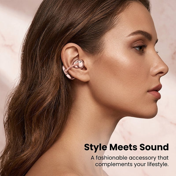 Sakerplus® SK50 Open-Ear Clip-On Wireless Bluetooth 6.0 Earphones