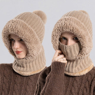 Sakerplus® Full Face Knit Hood Hat