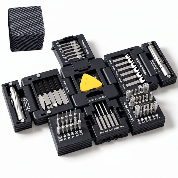 Sakerplus® Carbon Fiber Precision Magnetic Tool Kit