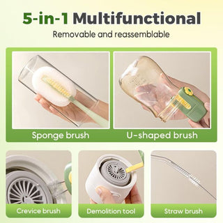 Sakerplus® Multifunctional Bottle Cleaning Brush Set