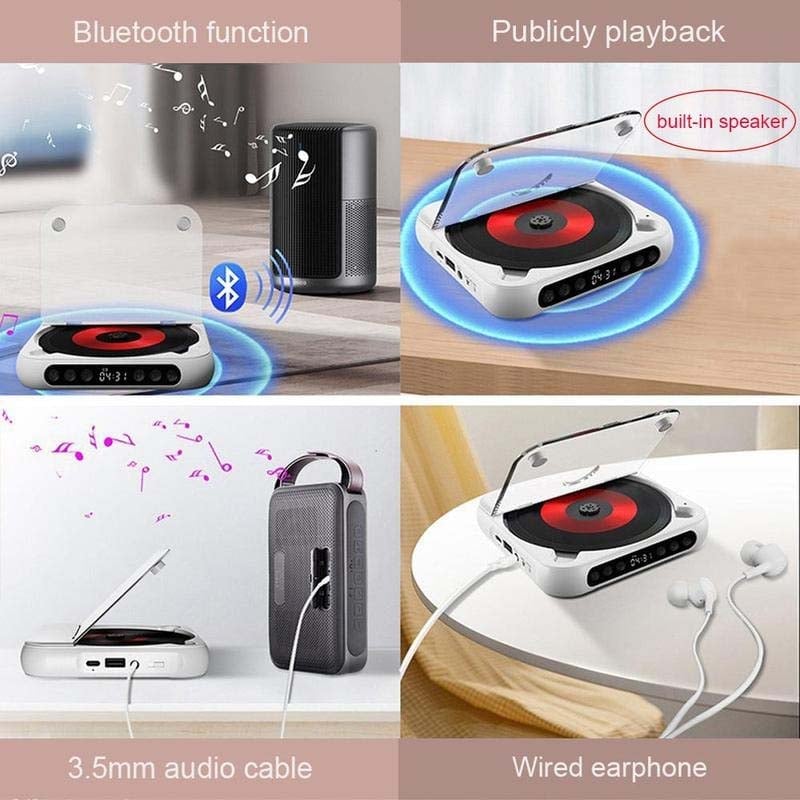 Sakerplus® Portable Bluetooth CD Player