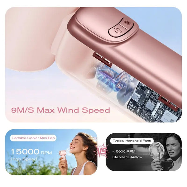 Sakerplus® Portable Pocket Ice Cooling Fan
