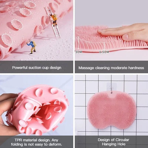 Sakerplus® Shower Foot & Back Scrubber, Massage Pad