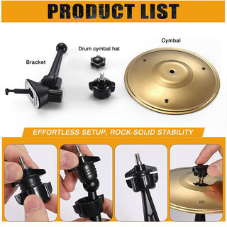 Sakerplus Car Vent Mini Drum Cymbal Accessory