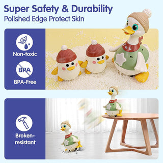 Sakerplus Musical Dancing Duck Toy Set For Babies