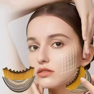 Sakerplus® Lymphatic Contour Facial Massage Brush