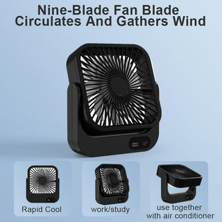 Sakerplus® Cruise Approved Magnetic Travel Fan