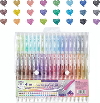 Sakerplus Erasable Multicolor Gel Pen Set