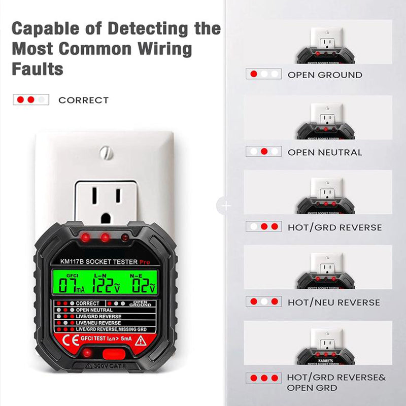 Sakerplus Electrical Receptacle Detector