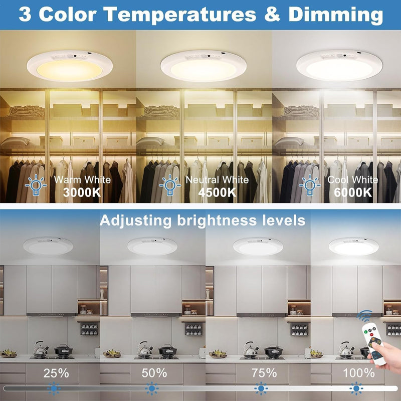 Sakerplus® Rechargeable Ceiling Light With Remote